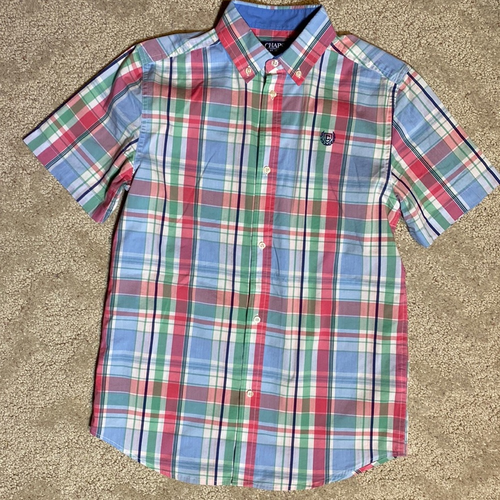 Chaps Short Sleeve Button Down Shirt
